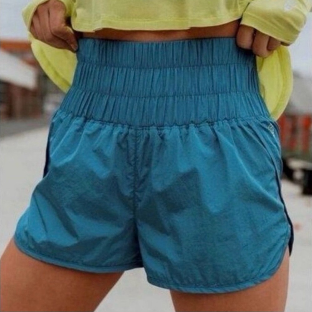 FP Movement Teal Athletic Shorts